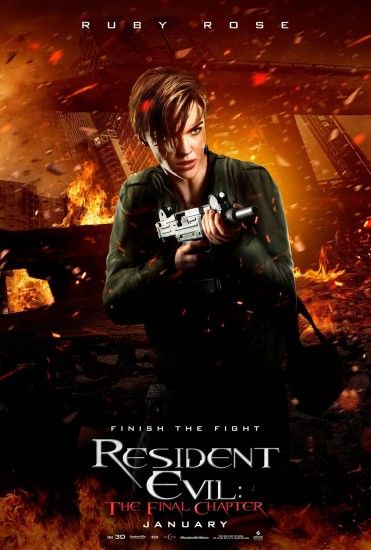 Resident Evil: The Final Chapter wallpaper entitled Resident Evil: The  Final Chapter - Character