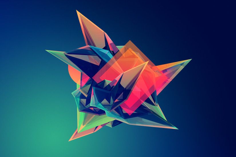 Facets Artwork Geometry Abstract