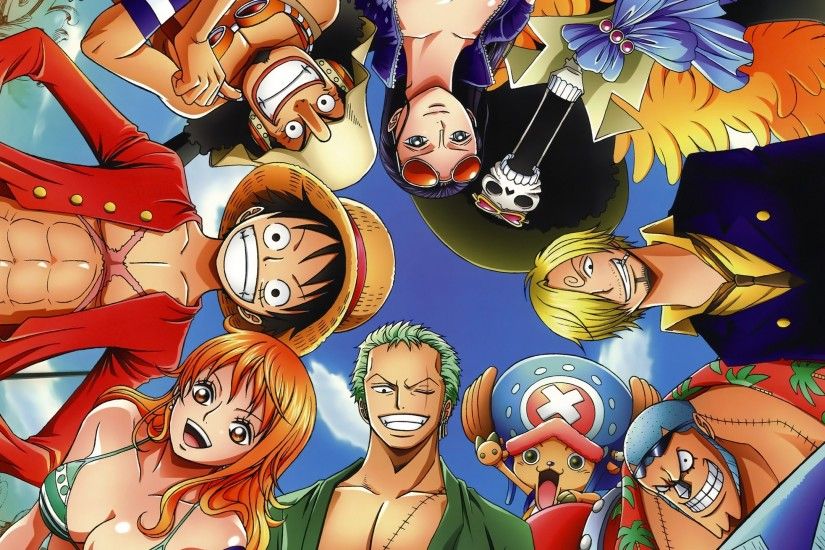 Anime - One Piece Franky (One Piece) Nami (One Piece) Zoro Roronoa