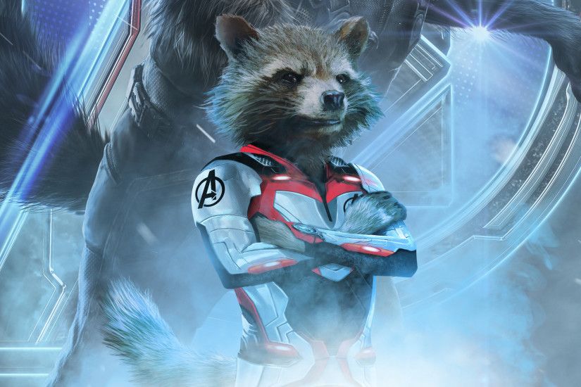 rocket raccoon in avengers endgame 2019 1920Ã1200 HD Wallpaper Wallpaper