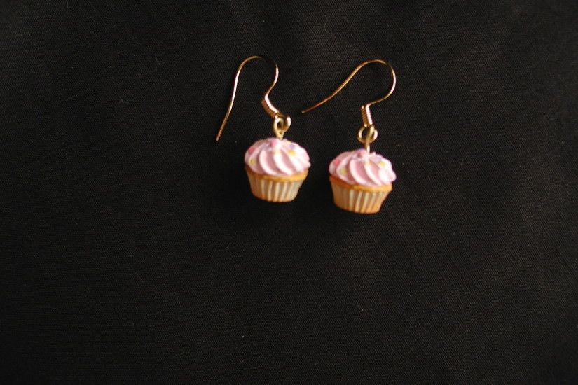 Cute Cupcakes images Miniature cupcake earrings HD wallpaper and background  photos