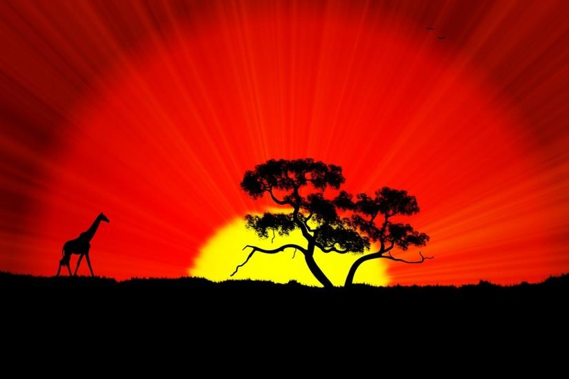World Africa Wallpaper, Sunset | HD Desktop Wallpapers