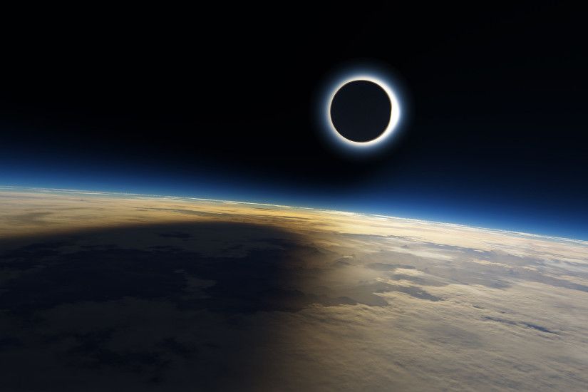 9 Awesome HD Solar Eclipse Wallpapers
