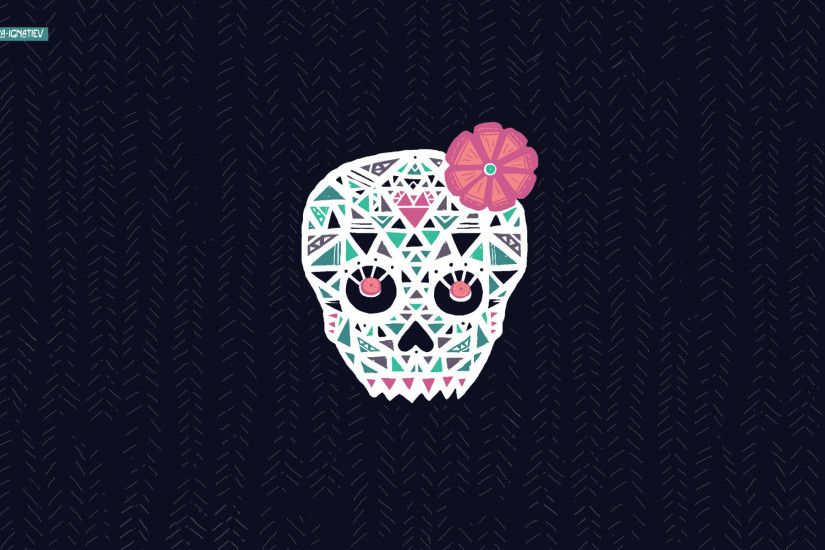 Sugar Skull Desktop Background wallpaper