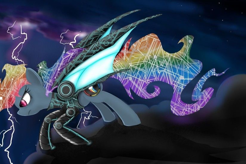 Cyberpunk Rainbow Dash
