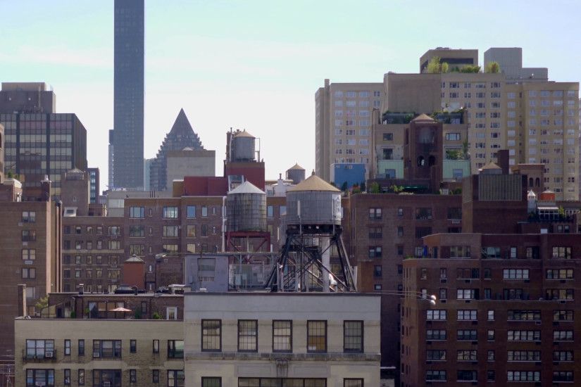 new york city landmarks scenery background