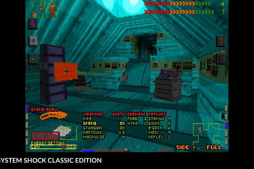 System Shock: Enhanced Edition now comes with official support for  resolutions up to 1024x768 (compared to the original 640x480), and a native  854x480 ...