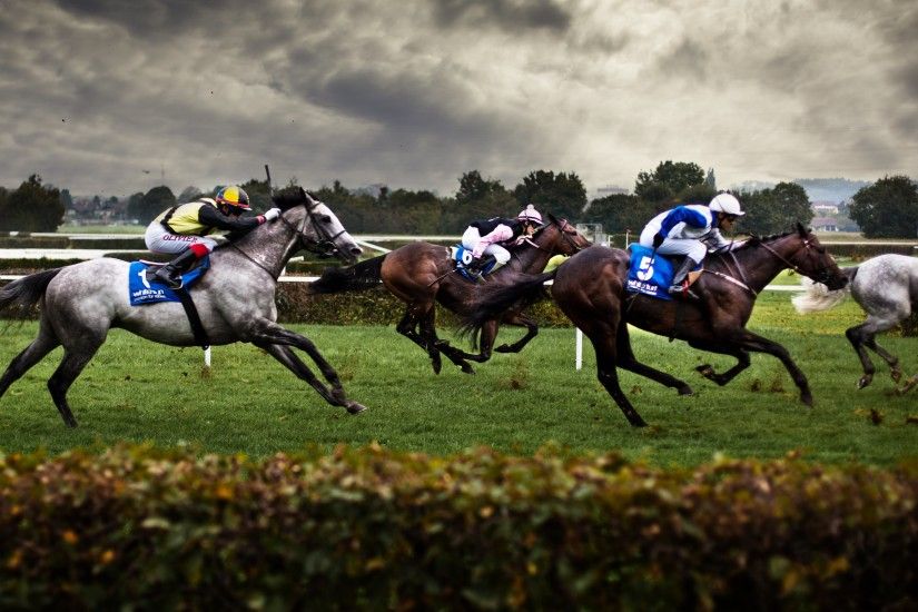 Horse Racing 4K UHD Wallpaper