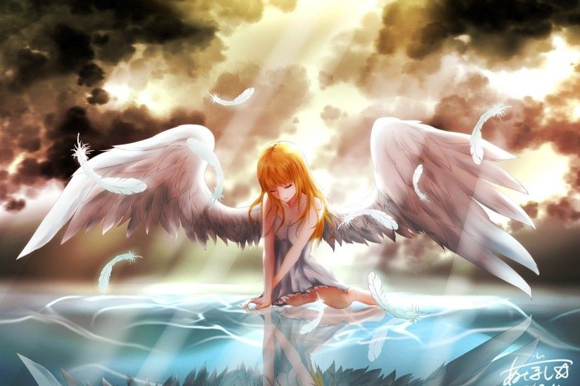 Anime Angel Girl Wallpaper