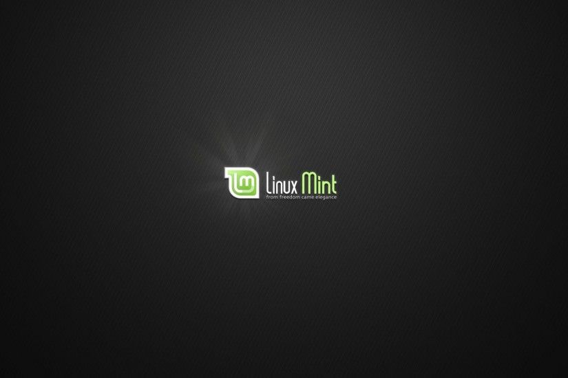 Linux Mint Black Background