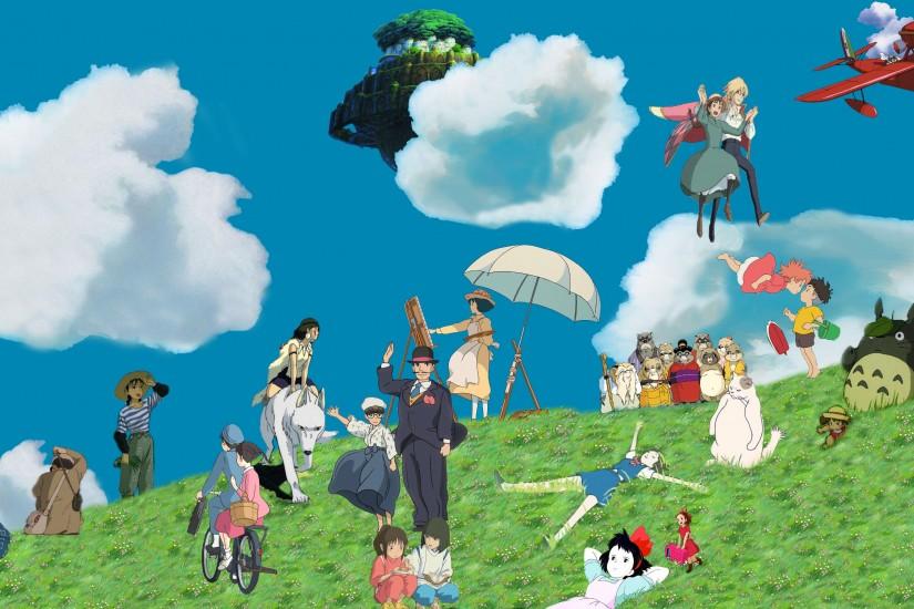 ... Ghibli wallpaper -Wip- by 3DBenjamin