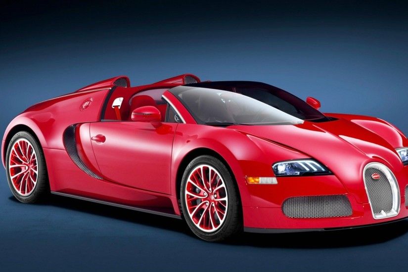 Vehicles - Bugatti Veyron 16.4 Grand Sport Red Car Sport Car Convertible  Wallpaper