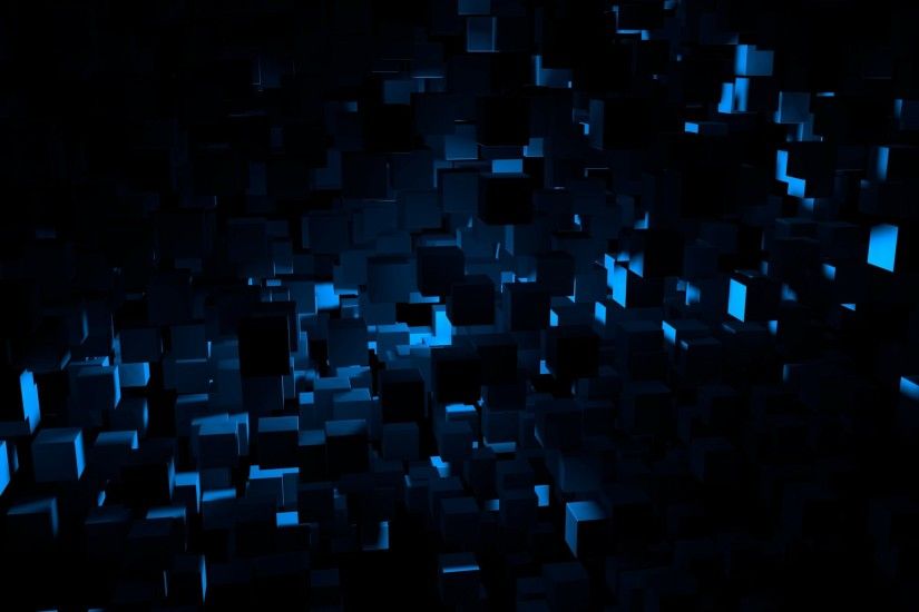 Free blue 3d abstract wallpapers download