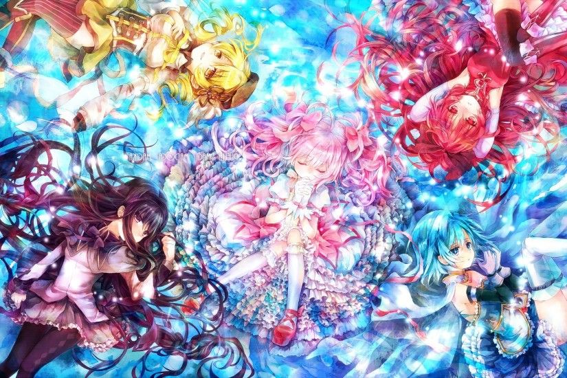 anime Girls, Anime, Mahou Shoujo Madoka Magica, Sakura Kyoko, Miki Sayaka,  Kaname Madoka, Tomoe Mami, Akemi Homura Wallpapers HD / Desktop and Mobile  ...