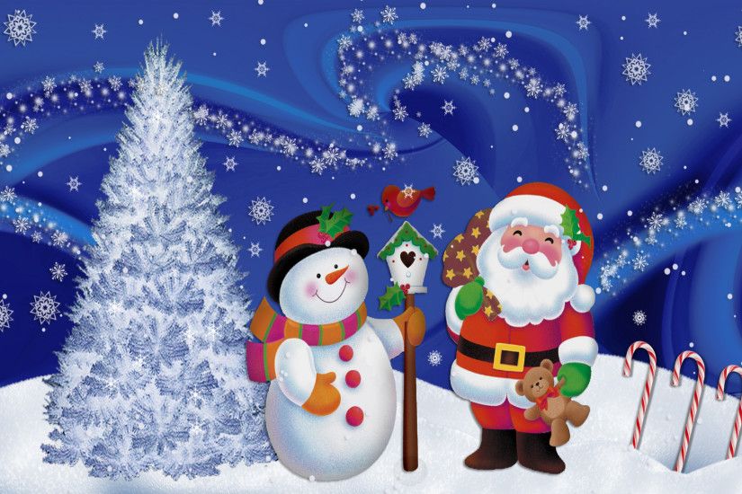 animated Merry christmas wallpapers images pictures santa claus funny  animation on Xmas
