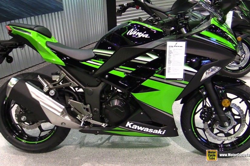 2016 Kawasaki Ninja 300 ABS - Walkaround - 2015 AIMExpo Orlando - YouTube