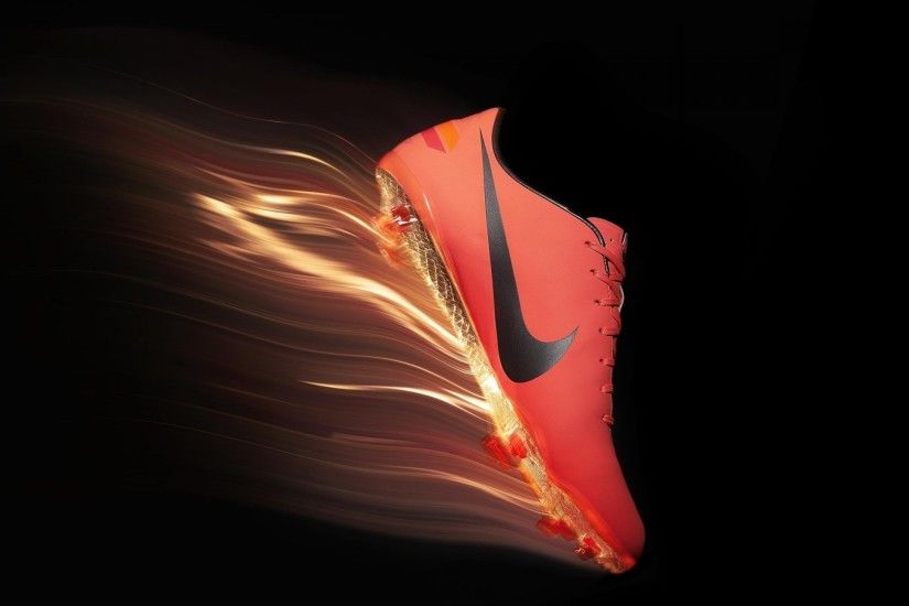 Red Nike Football Shoes Wallpaper Desktop Wallpaper .