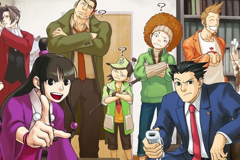 Ace Attorney Anime Girl And Boy Wallpaper Hd For Download Cartoons .