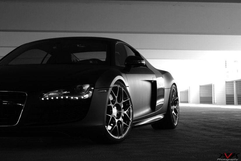 Audi Black R8 Muscle Cars Wallpapers