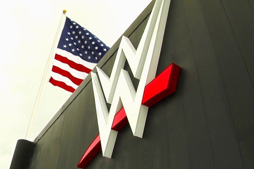 WWE Headquarters has a fresh look with the arrival of the new WWE logo:  August 18, 2014 - YouTube