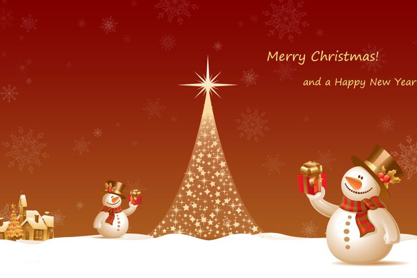 snowman new year wallpapers free download