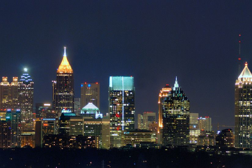 Atlanta Skyline Drawing