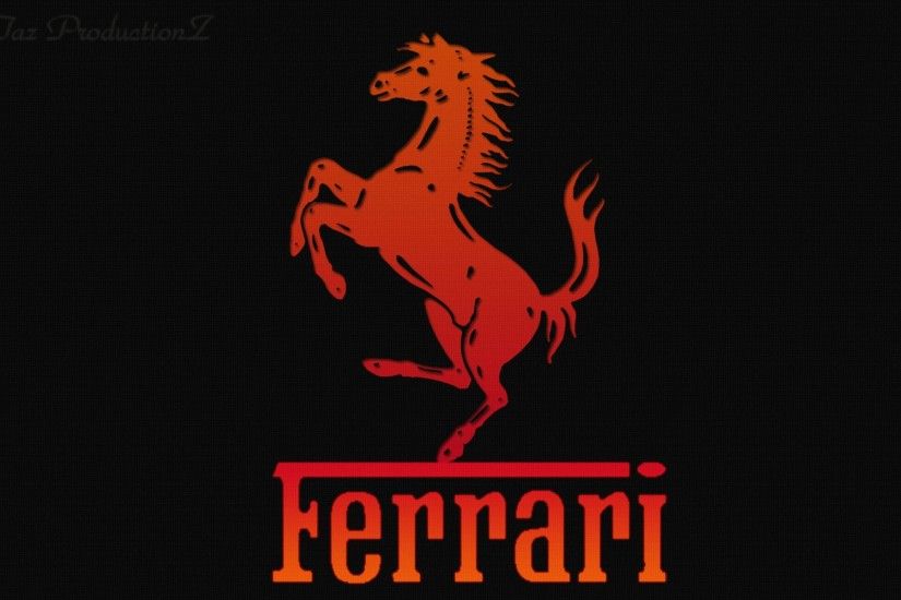 Ferrari Badge In High Resolution HD Desktop Wallpaper, Background Image