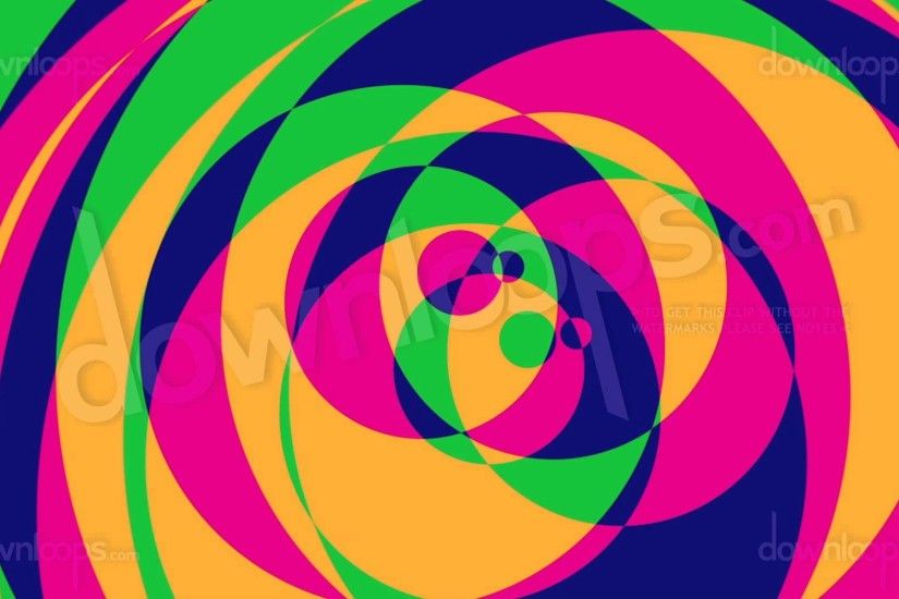Psychedelic Circles 2 - Colorful Graphical Motion Background Video Loop -  YouTube