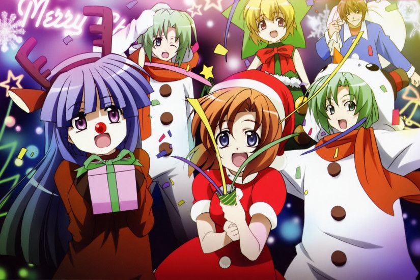 Christmas Cute Anime Wallpapers.