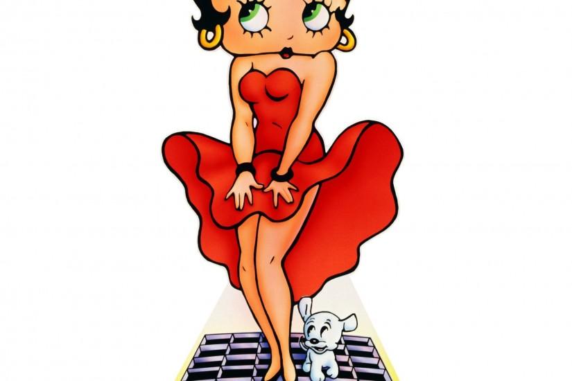 Betty Boop Flying Dress With Air