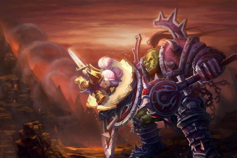 Download Wallpaper 1920x1080 World of warcraft, Wow, Orc, Warrior .