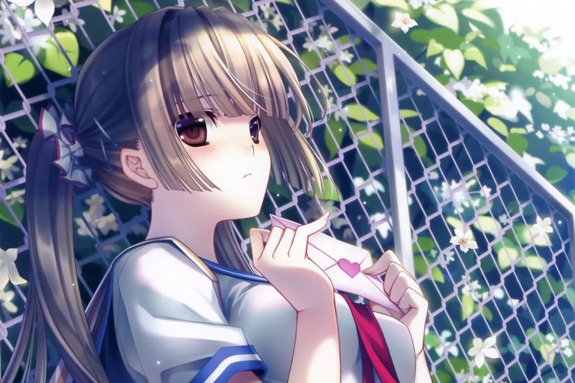 anime Girls, Anime, School Uniform Wallpaper HD