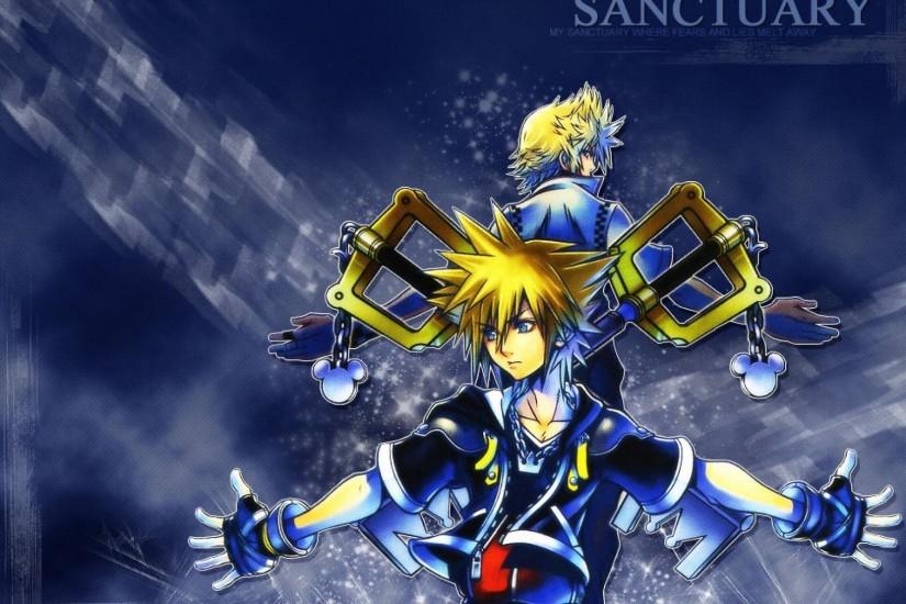 Kingdom Hearts Sora And Kairi Wallpaper