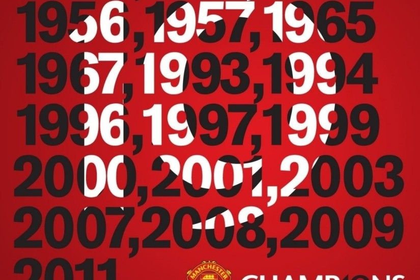 Preview wallpaper manchester united, champions, year, emblem 2048x2048