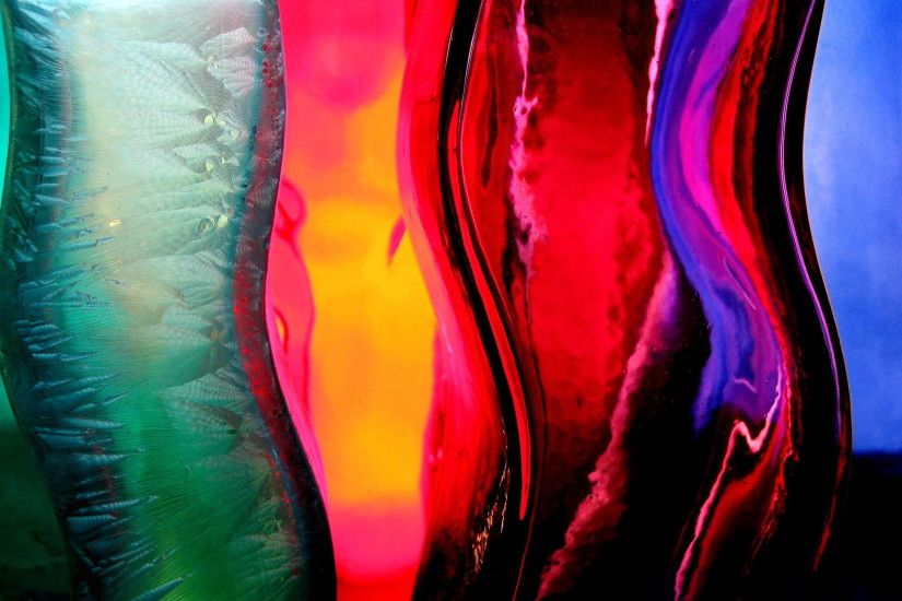 Artistic - Colors Ice Abstract Artistic Wallpaper