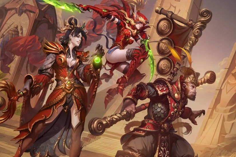 Li Ming, Samuro (Warcraft), Heroes of the storm, Monkey King, Valeera  Wallpapers HD / Desktop and Mobile Backgrounds