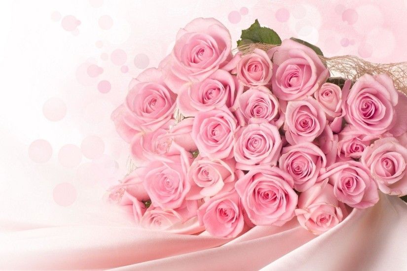 Pink Rose Bouquet Wallpapers