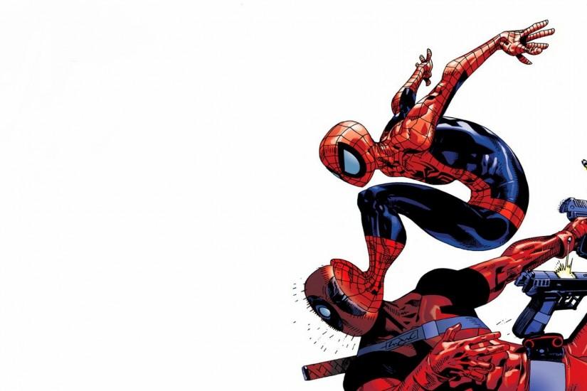 Spider Man, Deadpool Wallpaper HD