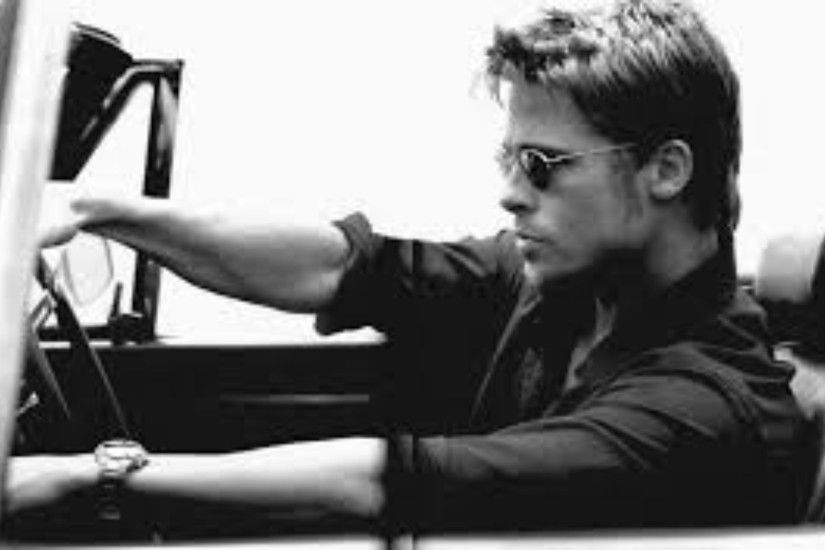 Black and White 4K Brad Pitt Wallpapers