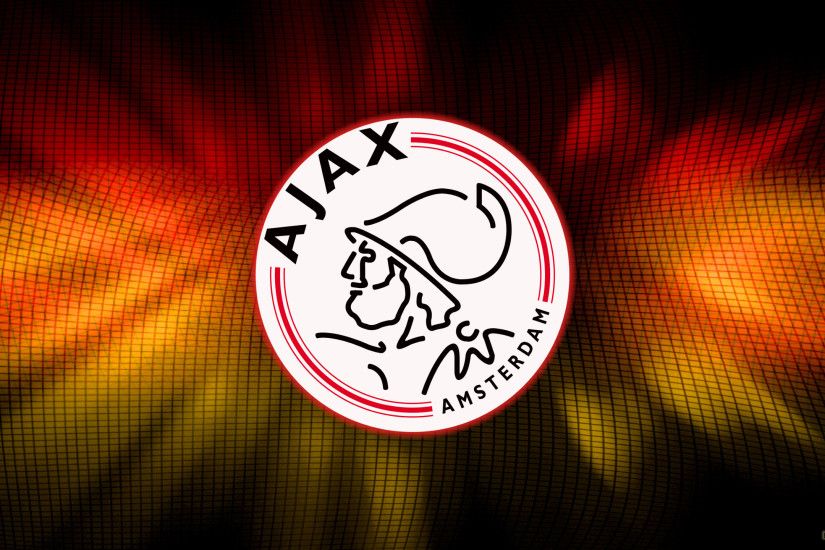 Red yellow Ajax football club wallpaper.