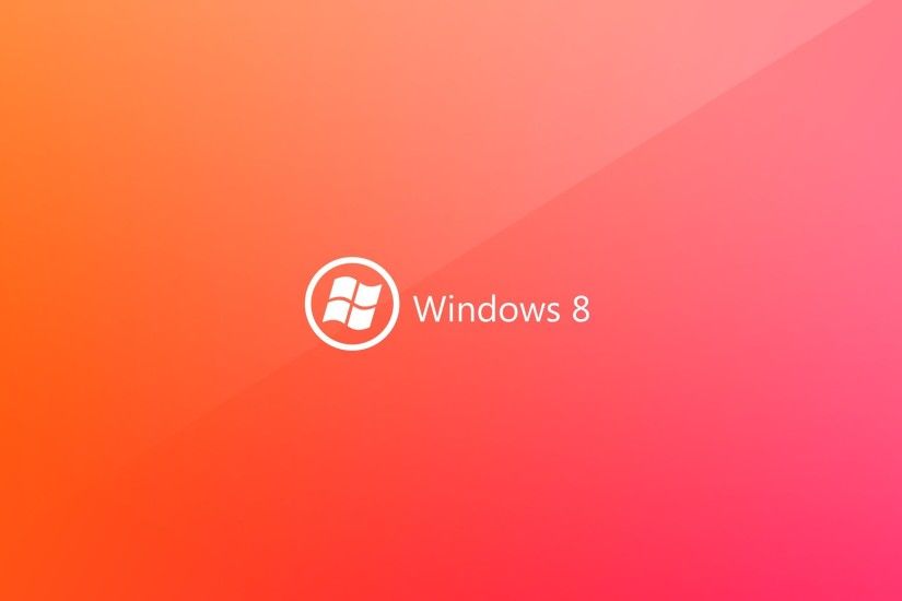 Windows 8 Orange wide
