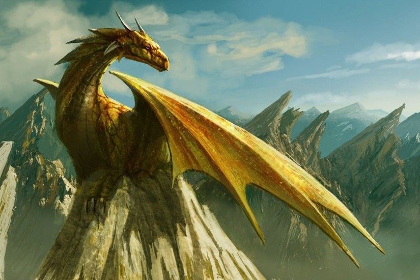 Wallpapers For > Fantasy Dragon Wallpaper