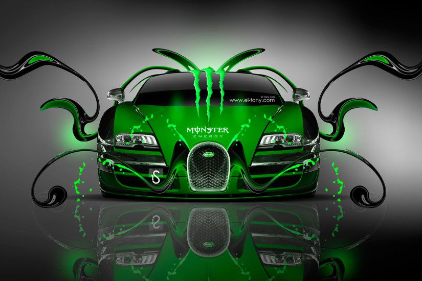 The Outrageous Bugatti Veyron. Monster EnergyTokyo ...