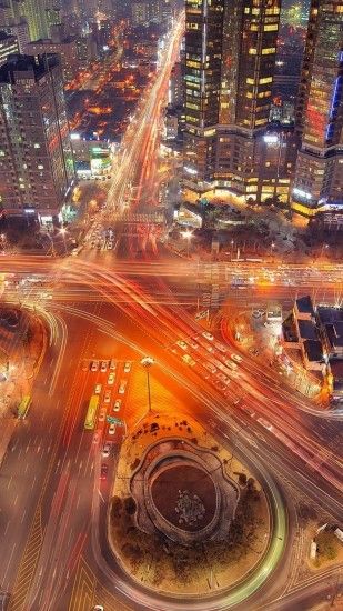 Seoul, Roads, Buildings, South Korea, Timelapse