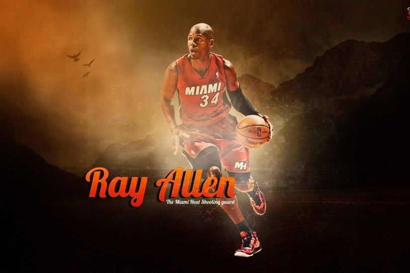 Nba player sport ray allen basketball miami heat wallpaper | 1920x1200 |  80594 | WallpaperUP