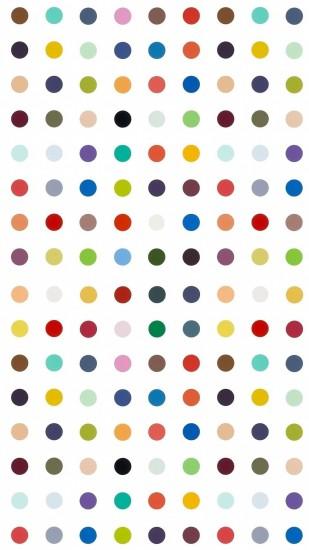 Colorful polka dots Wallpaper
