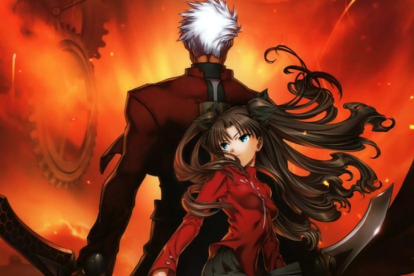 sword tohsaka rin unlimited blade works weapon wallpaper background .