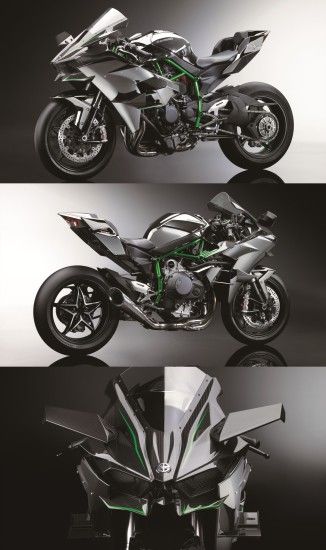 Kawasaki Ninja H2R - With 300hp from a supercharged engine, it's so fast it  needs