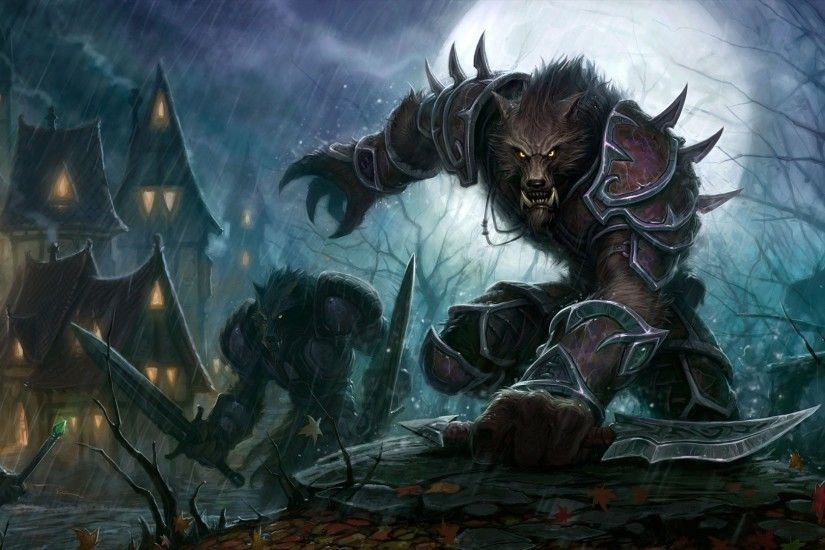 World of Warcraft Cataclysm Wolf Desktop Wallpaper