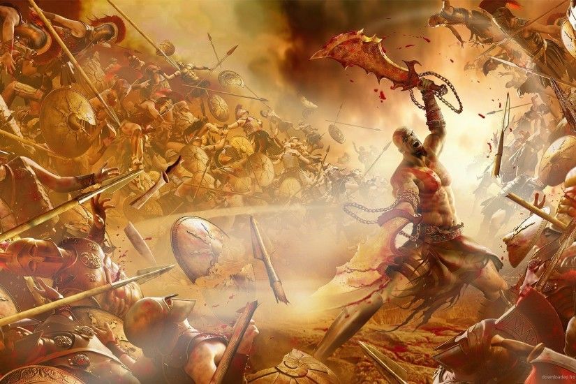 1440x900 Kratos Epic Battle 2 wallpaper